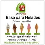 Base para Helados en Polvo