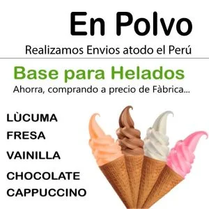 Base en Polvo - Helados Suaves / Soft