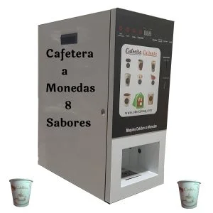 Máquina Cafetera a Monedas con Bomba