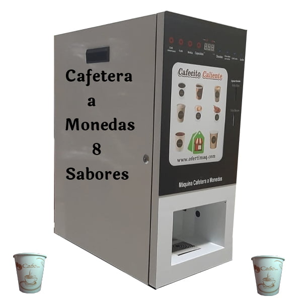 Máquina Cafetera a Monedas con Bomba